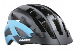 Casco Lazer Compact Dlx + Insectnet + Led - Black Blue Unisize