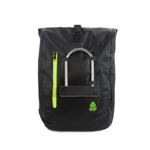 Alforja-Mochila Fullback Woden Negra Fibra de Carbono