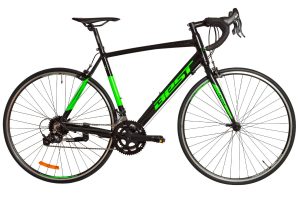 BICICLETA BEST GARZA 700 RUTA ARO 700 X 25 ALUMINIO 2X8VEL CALIPER TALLA 56 NEGRO / AMARILLO