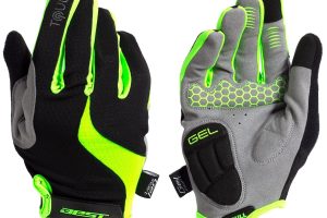 GUANTE LARGO BEST NEGRO/VERDE NEON TALLA L