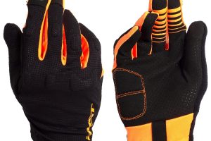 GUANTE LARGO BEST SL NEGRO/NARANJA NEON TALLA XL