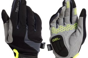 GUANTE LARGO BEST NEGRO/GRIS/AMARILLO TALLA XL
