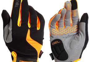 GUANTE LARGO BEST NEGRO/NARANJA NEON TALLA L
