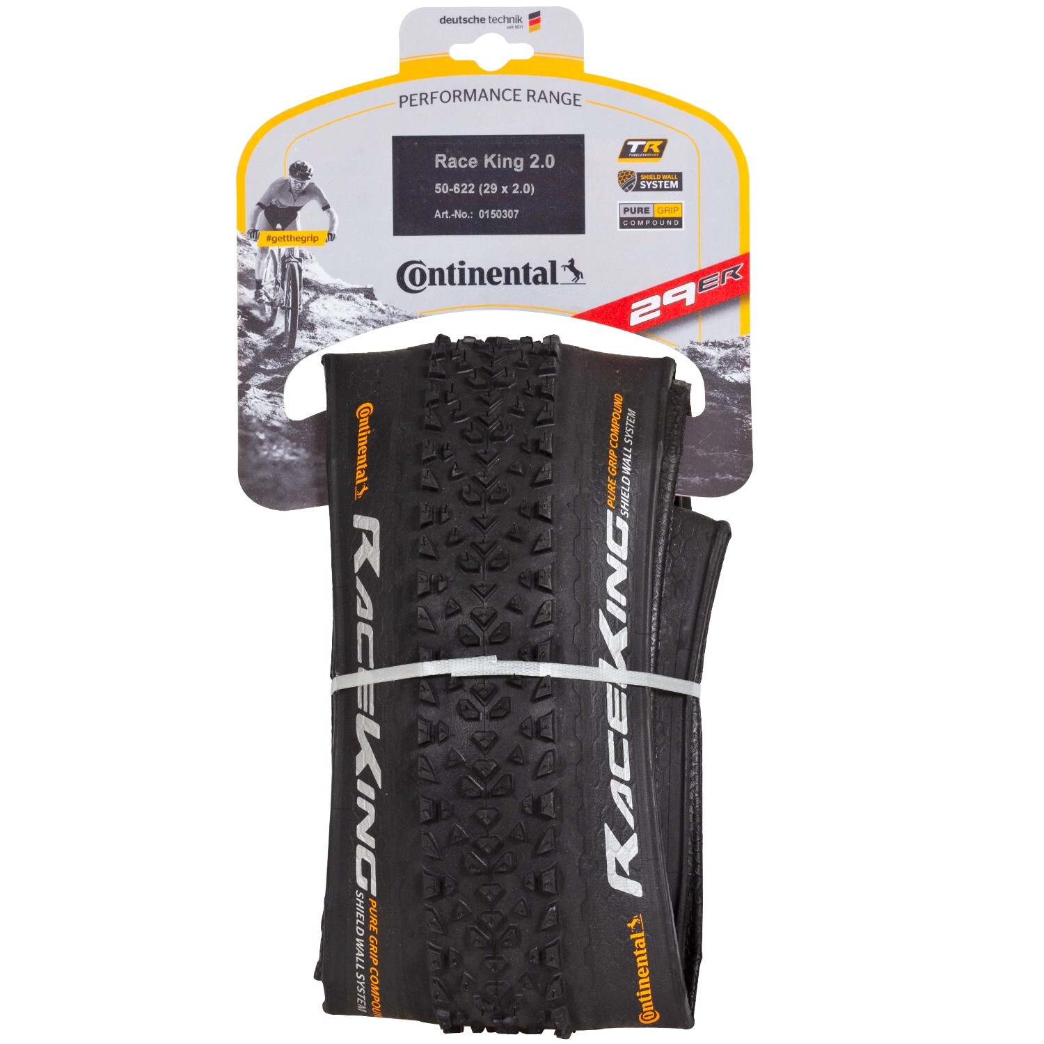 NEUMATICO CONTINENTAL 29 X 2.00 50-622 RACE KING 2.3 BK/BK FOLDABLE 0150307 PLEGABLE / FLEXIBLE - Imagen 3